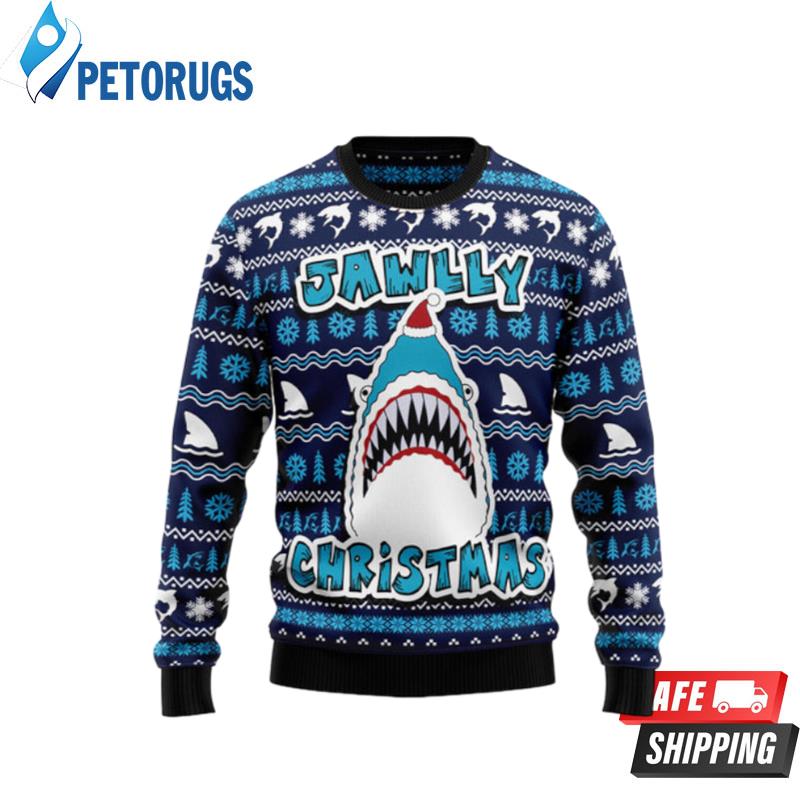 Shark Jawlly Christmas Ugly Christmas Sweaters