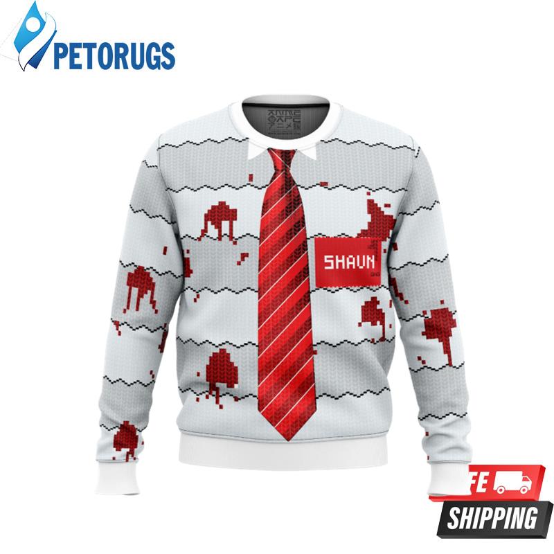 Shaun of the Dead Ugly Christmas Sweaters