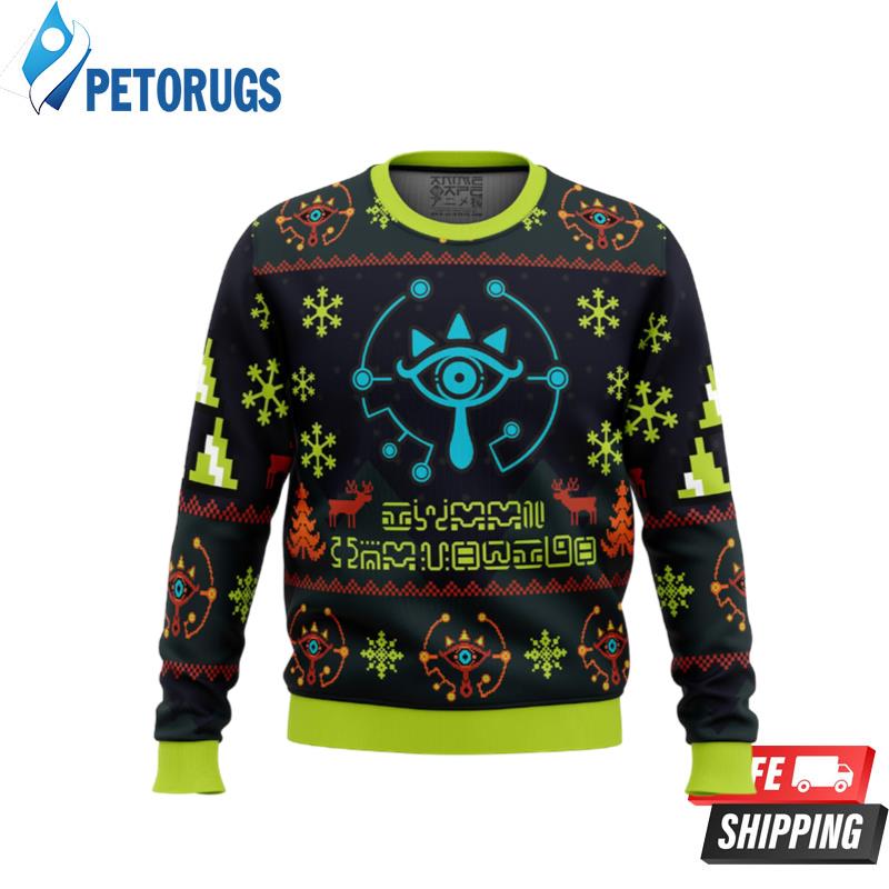 Sheikah Legend of Zelda Ugly Christmas Sweaters