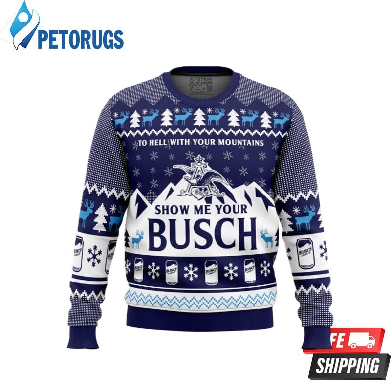 Show Me Your Busch Ugly Christmas Sweaters