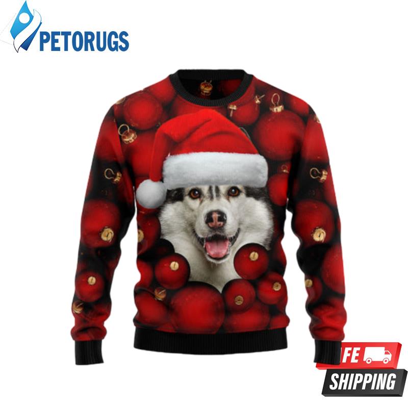 Siberian Husky Christmas Ugly Christmas Sweaters