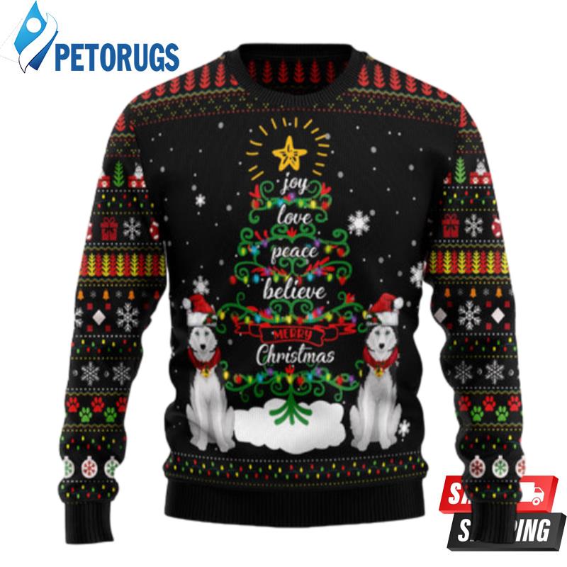 Siberian Husky HZ102117 Ugly Christmas Sweater Ugly Christmas Sweaters