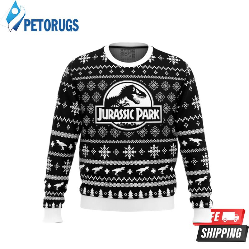 Skeleton Christmas Jurassic Park Ugly Christmas Sweaters
