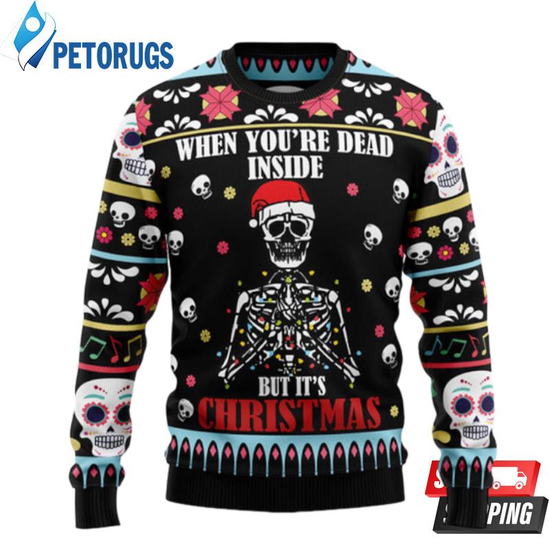 Skull Christmas Inside Ugly Christmas Sweaters