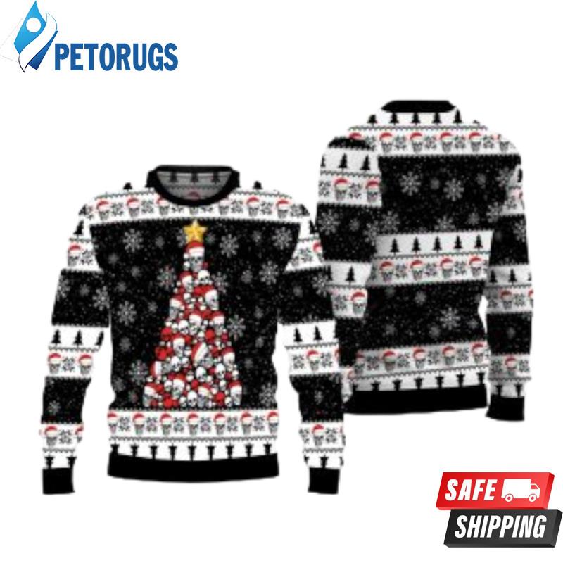 Skull Christmas Tree Christmas Ugly Christmas Sweaters