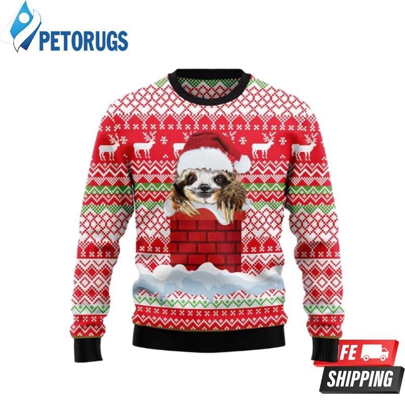 Sloth Chill Out Ugly Christmas Sweaters