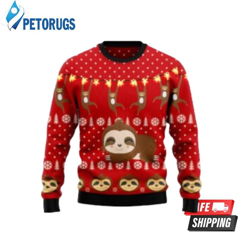 Sloth Lover Unisex Ugly Christmas Sweaters