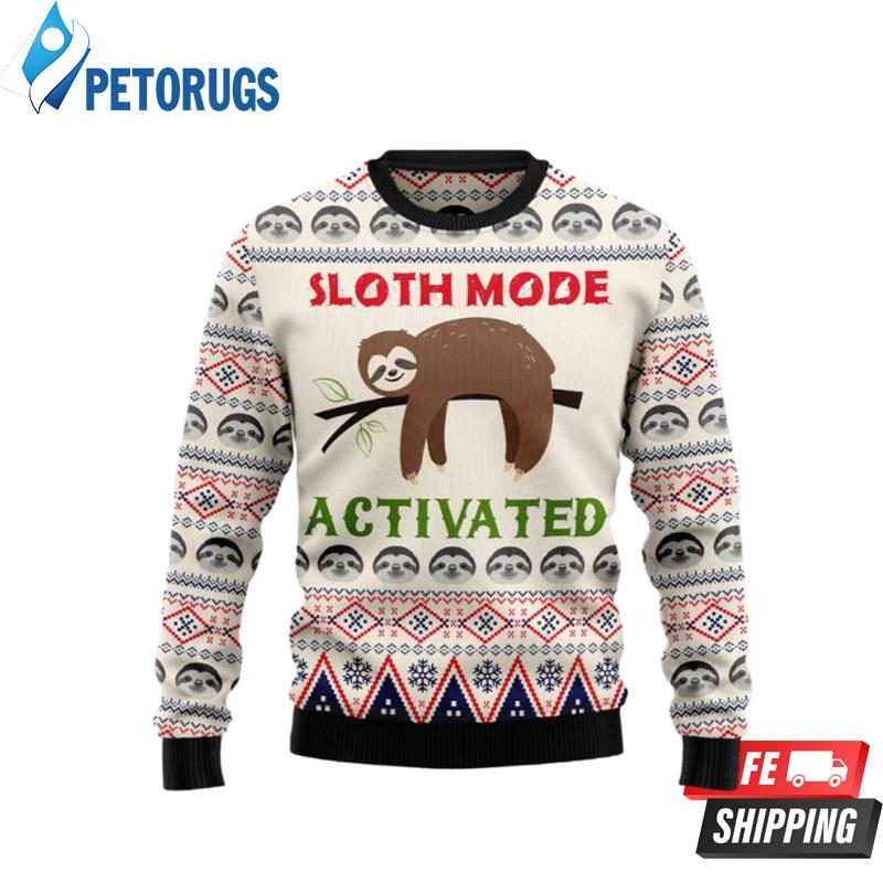 Sloth Mandala Ugly Christmas Sweaters