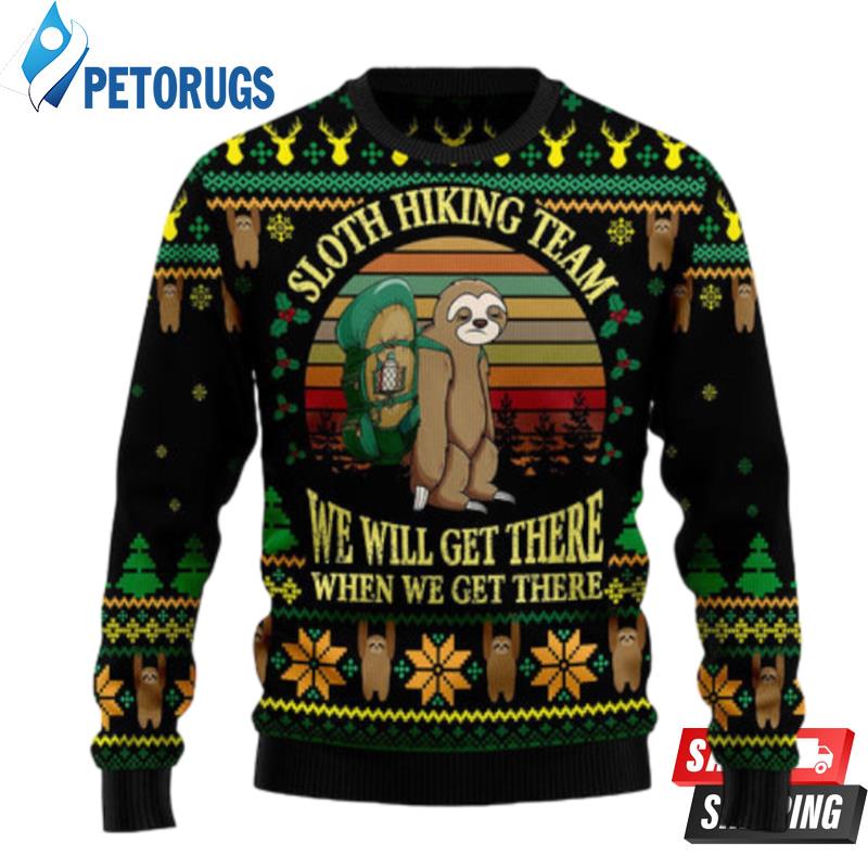 Sloth Team Holiday Ugly Christmas Sweaters