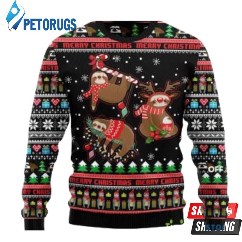 Sloth Ugly Christmas Sweaters
