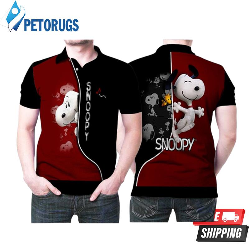 Snoopy Woodstock Happy Together Polo Shirts