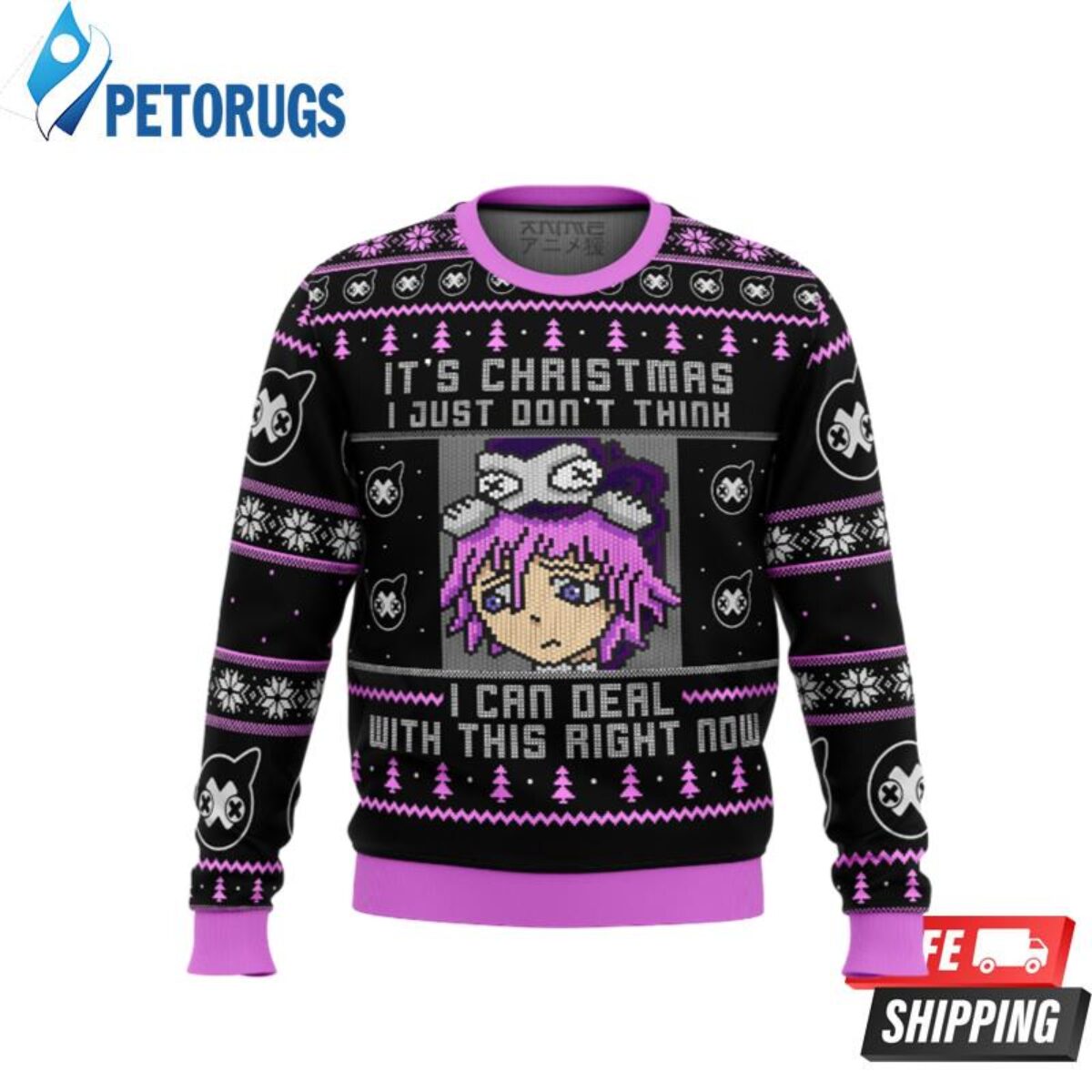 Black Star Custom Anime Soul Eater Ugly Christmas Sweater