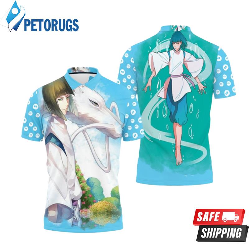 Spirited Away Nigihayami Kohaku Nushi Haku Wonderful Polo Shirts