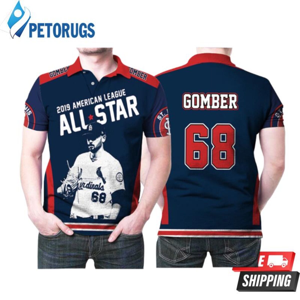 St. Louis Cardinals Major League Baseball MLB Baseball Jersey Shirt Custom  Name & Number