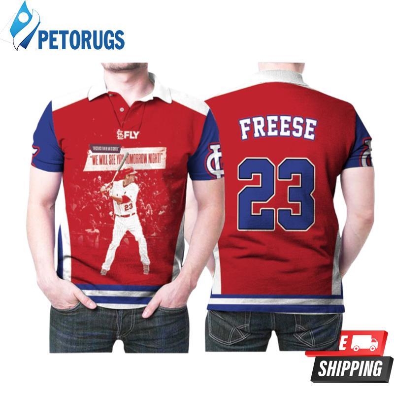 St Louis Cardinals David Freese 23 Mlb Baseball Team Freese Lovers Polo Shirts