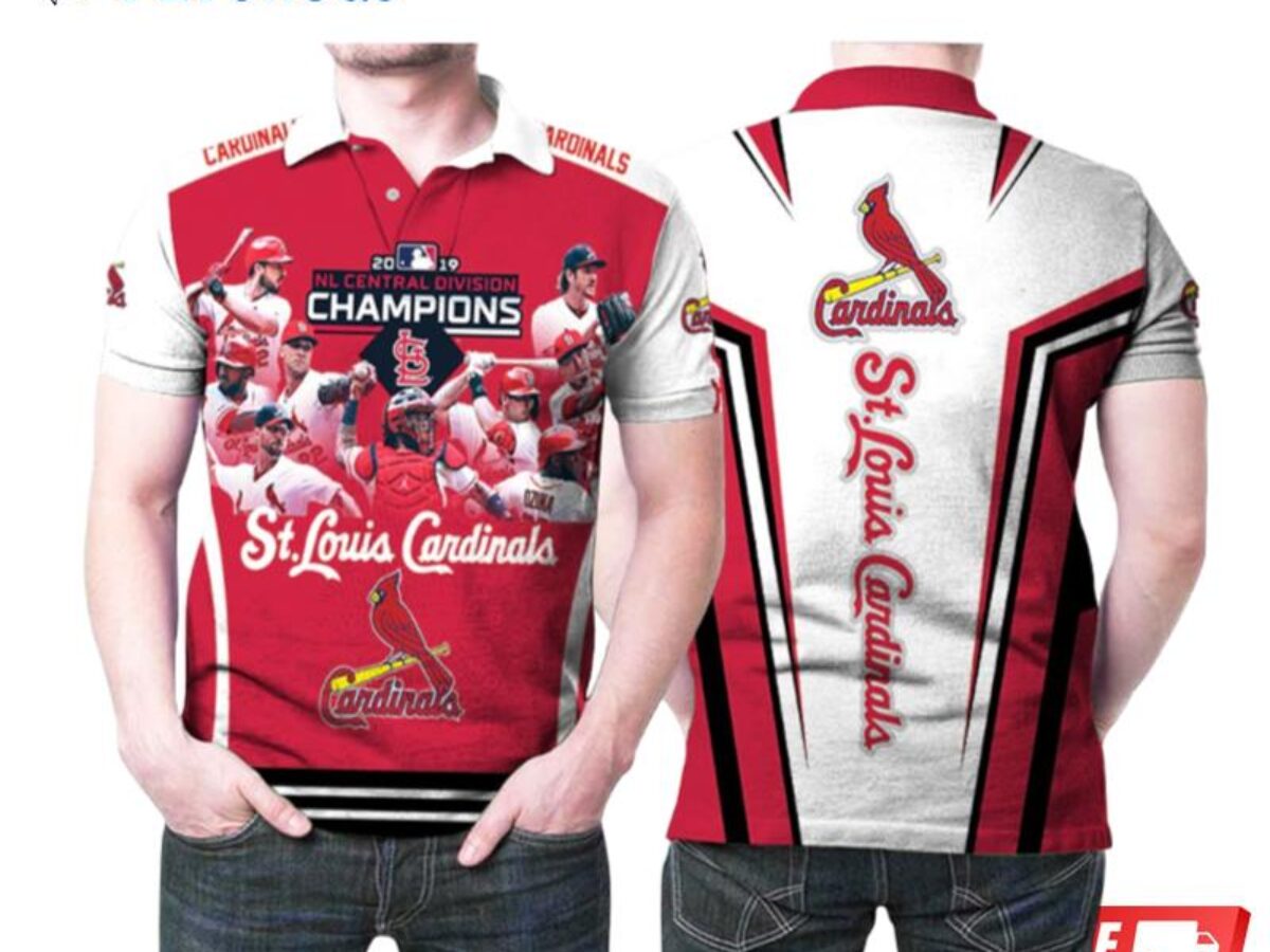 St Louis Cardinals Nl Central Division Champions Legends Mlb Baseball Team  2 Polo Shirts