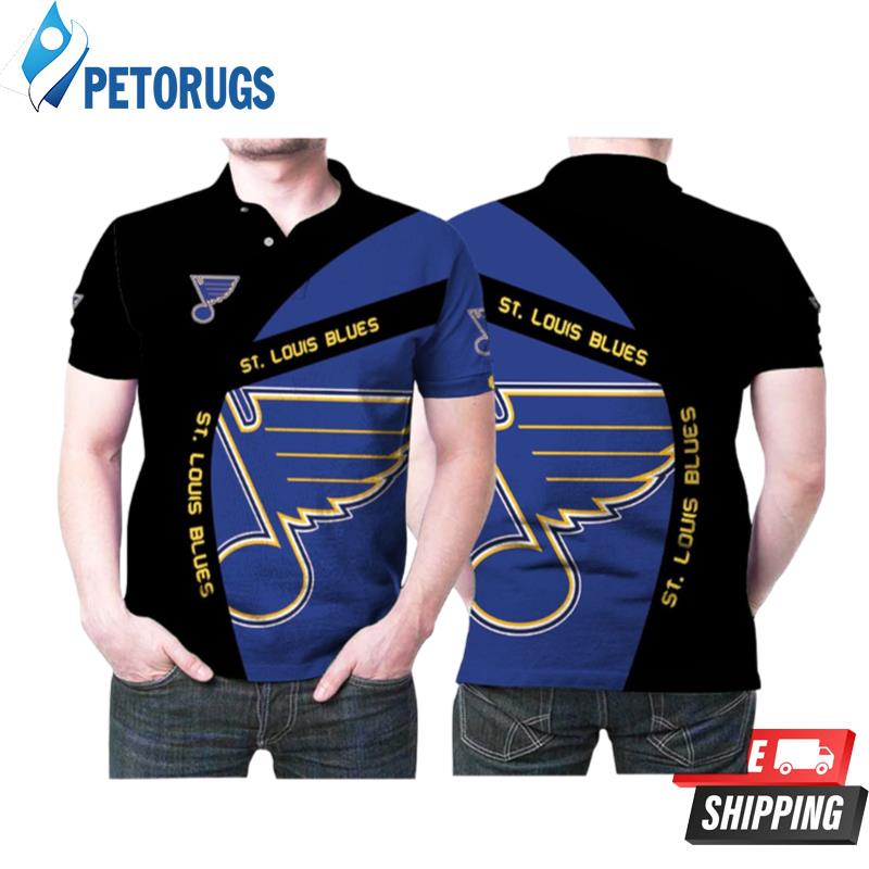 St. Louis Blues Nhl Ice Hockey Team Logo Polo Shirts