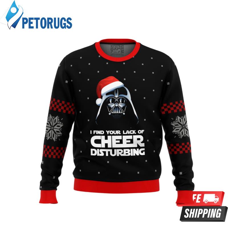 Star Wars Vader Lack of Cheer Ugly Christmas Sweaters