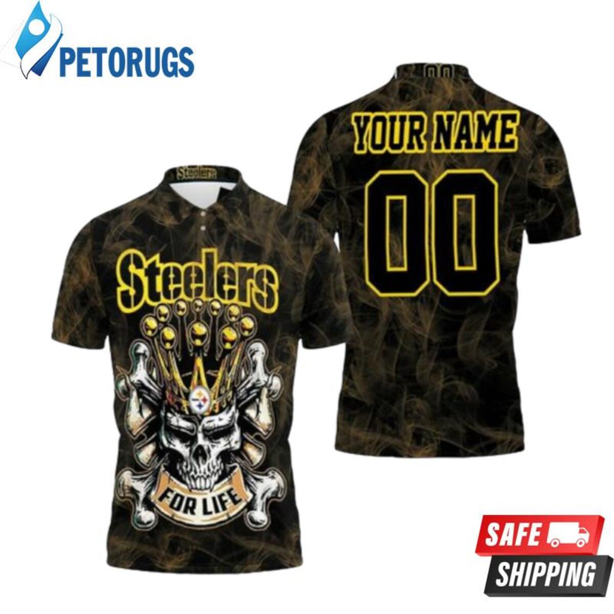 NFL Pittsburgh Steelers Custom Name And Number Baseball Jersey shirt Best  Gift