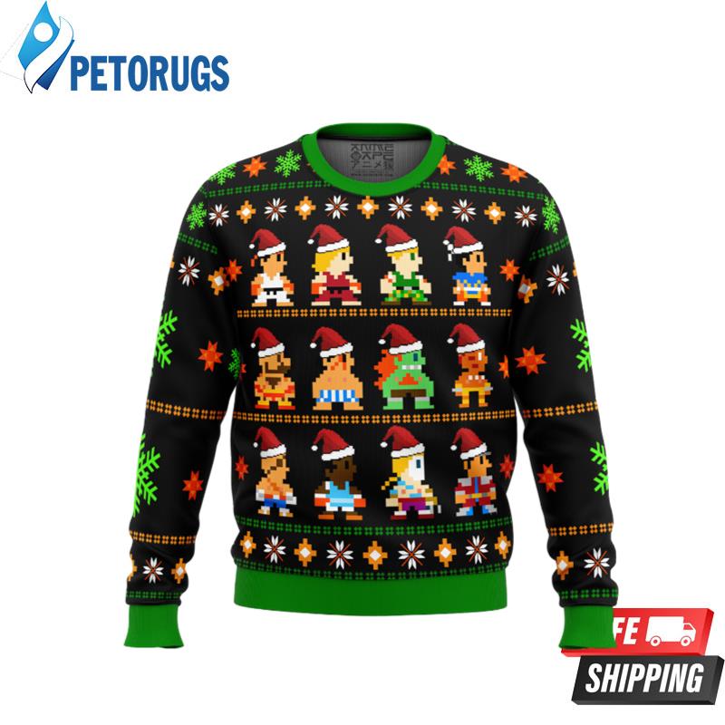 Street Fighter Classic Collection Ugly Christmas Sweaters