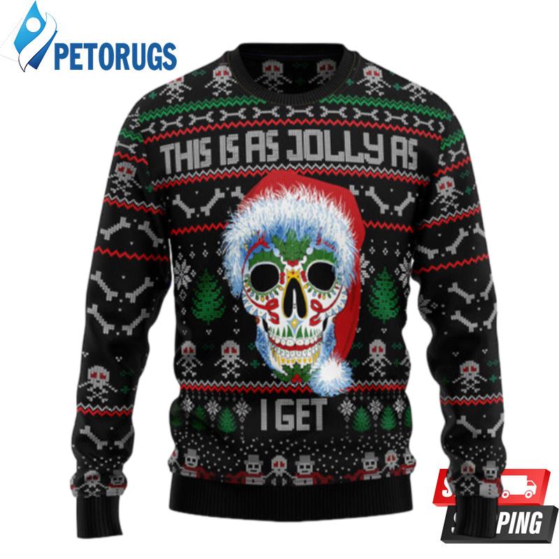 Sugar skull sale christmas sweater