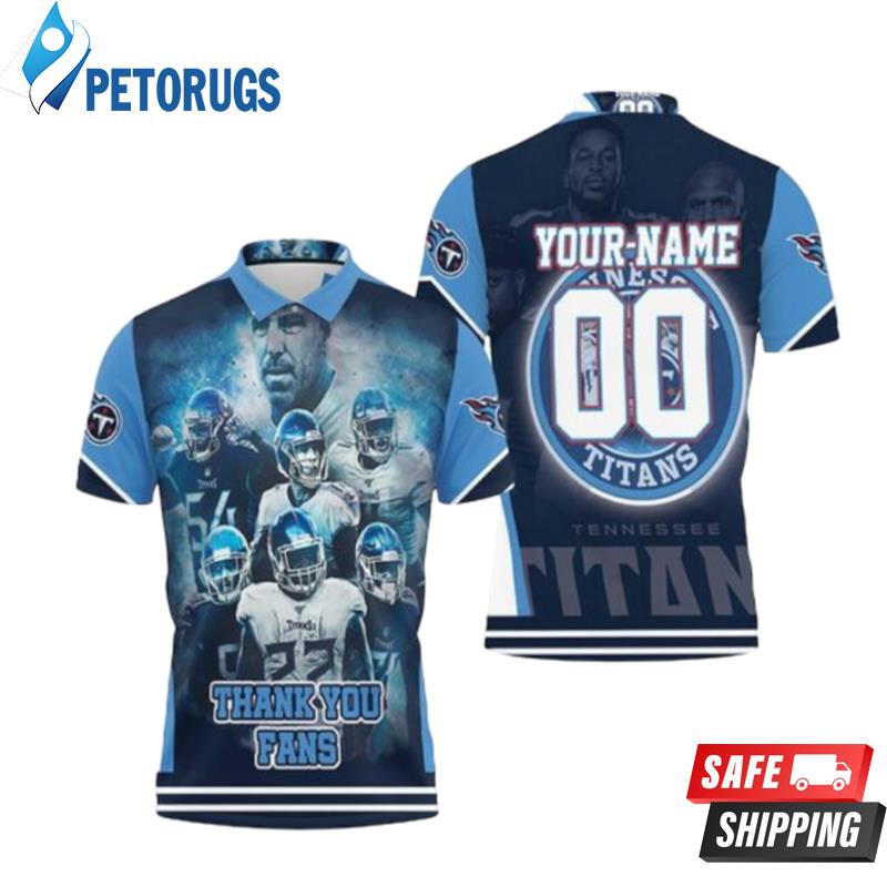 Super Bowl 2021 Afc South Champions Tennessee Titans Personalized Polo Shirts