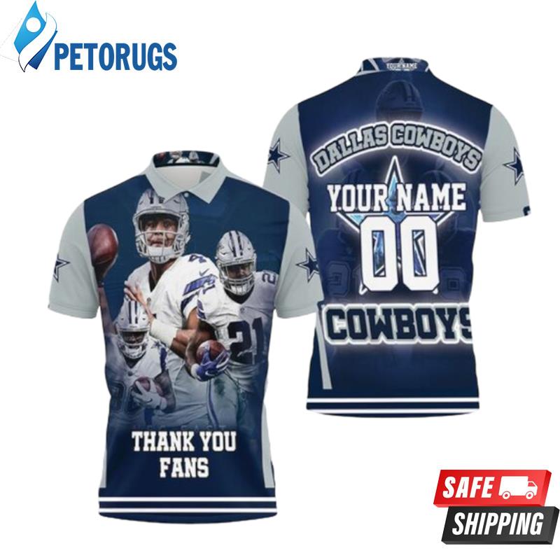 Super Bowl 2021 Dallas Cowboy Nfc East Champions Thank You Fans Personalized Polo Shirts