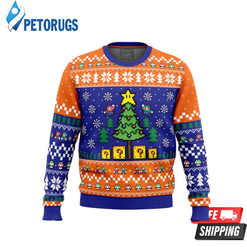 Super Bros Christmas Super Mario Bros. Ugly Christmas Sweaters