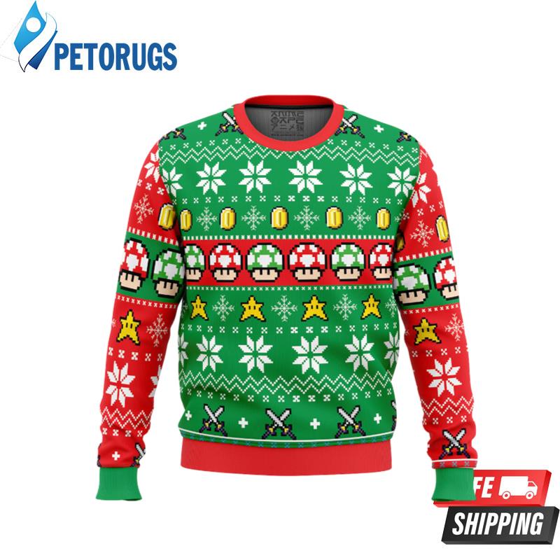 Super Mario Ugly Christmas Sweaters