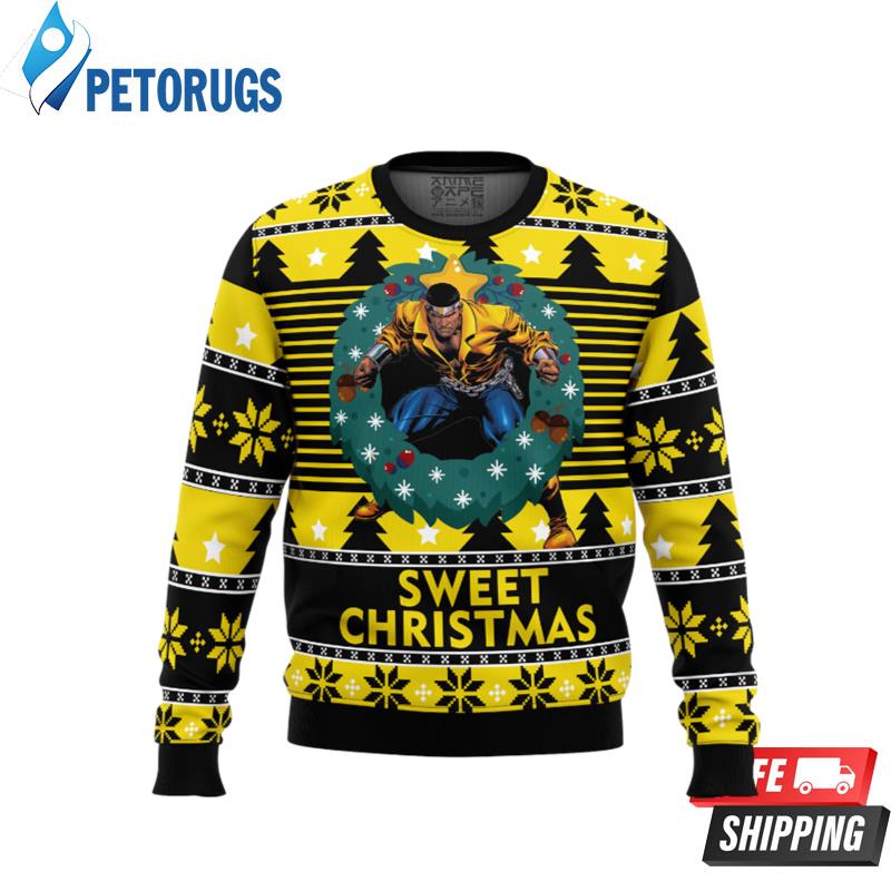 Sweet Christmas Luke Cage Ugly Christmas Sweaters