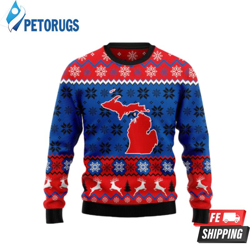 Sweet Home Michigan Ugly Christmas Sweaters