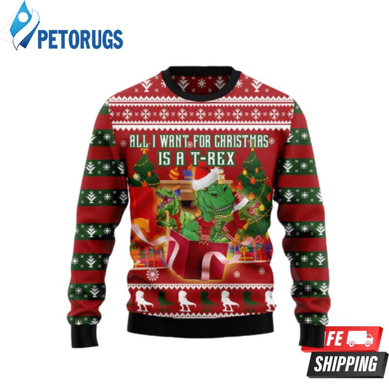 T Rex Christmas'S Gift Ugly Christmas Sweaters