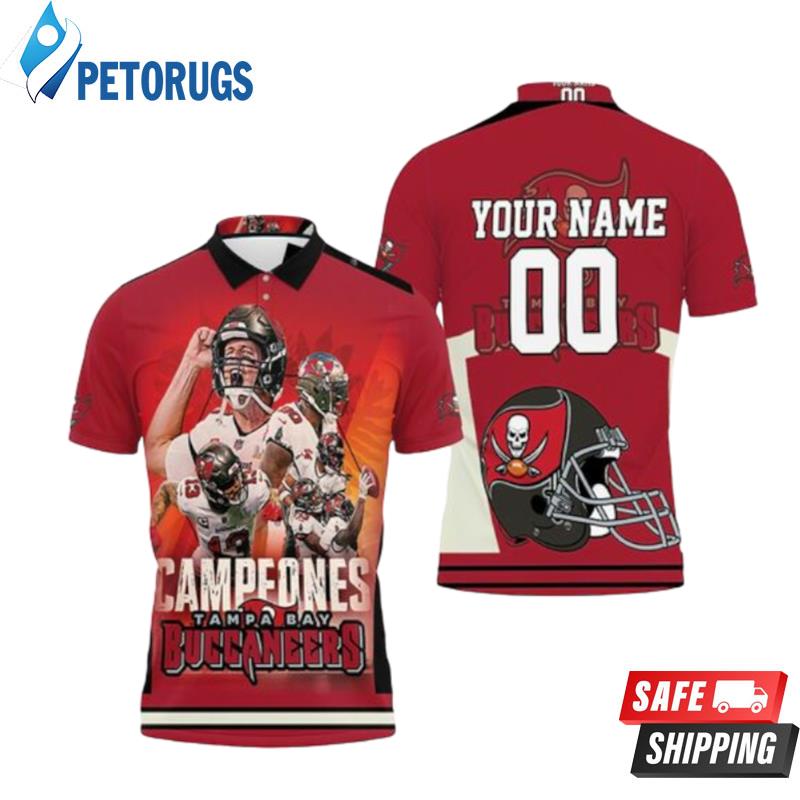 Tampa Bay Buccaneers Campeones Best Players For Fans Personalized Polo Shirts