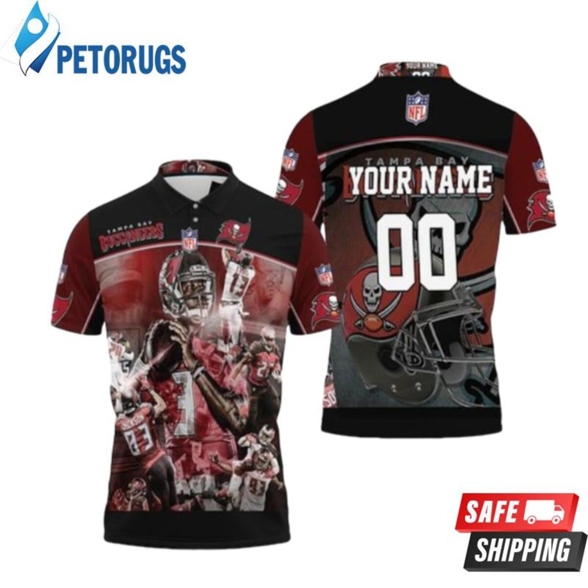 Tampa Bay Buccaneers Nfl Ugly Sweat Christmas Polo Shirts - Peto Rugs