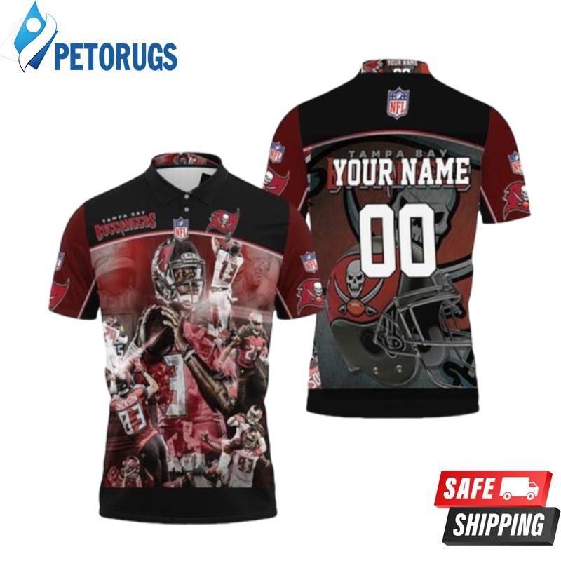 Tampa Bay Buccaneers Flag Nfc South Champions Super Bowl 2021 Personalized Polo Shirts