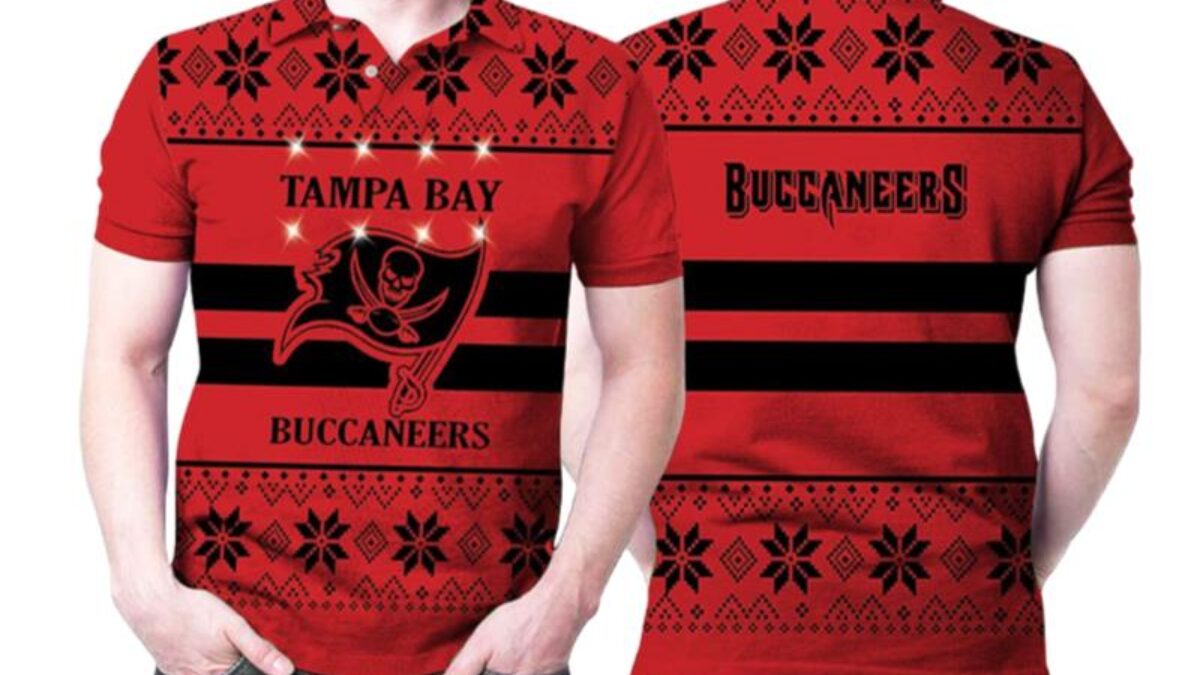 Tampa Bay Buccaneers Women's Button Up Polo Shirt - T-shirts Low Price