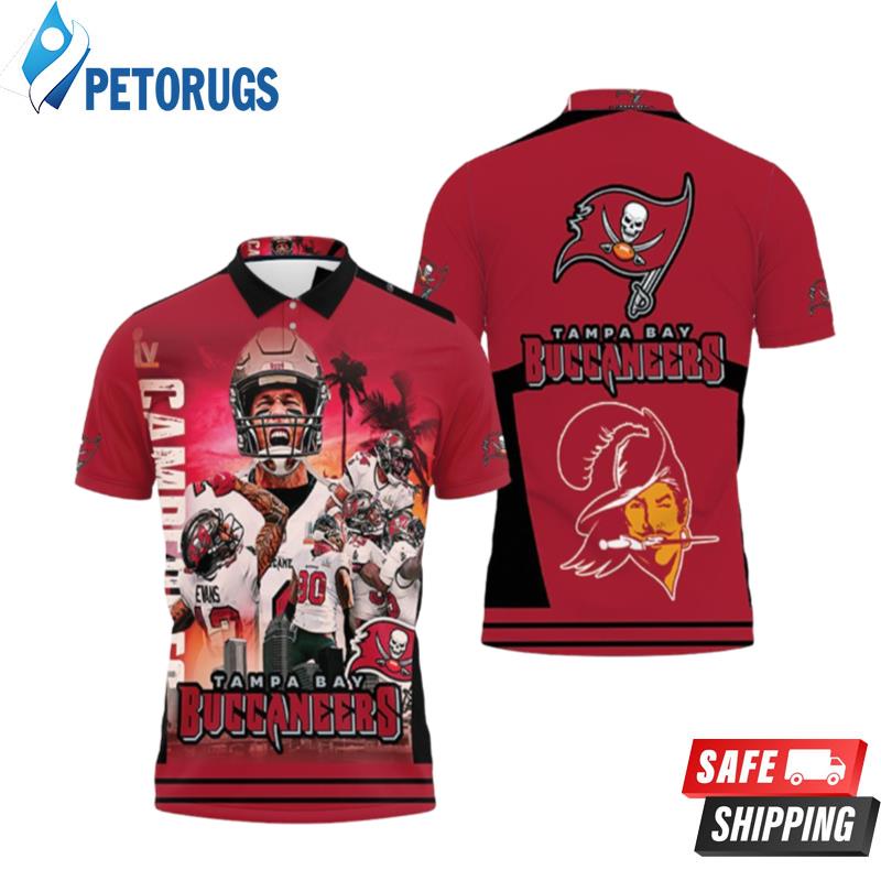 Tampa Bay Buccaneers Liv Champion Legend Polo Shirts