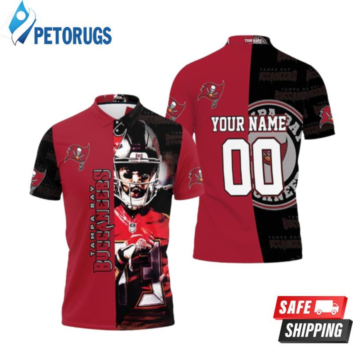 Tampa Bay Buccaneers Mike Evans 13 Legend Personalized Polo Shirts - Peto  Rugs