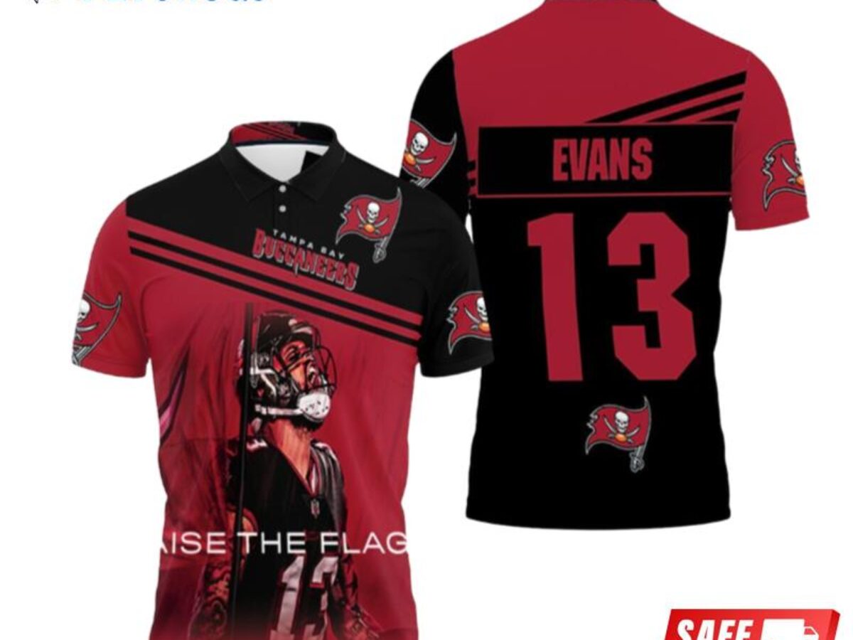 Tampa Bay Buccaneers Mike Evans 13 Personalized Polo Shirts - Peto Rugs