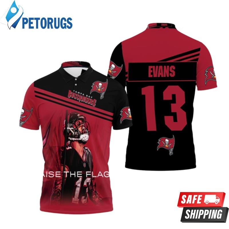 Tampa Bay Buccaneers Mike Evans Raise The Flag For Fan Polo Shirts