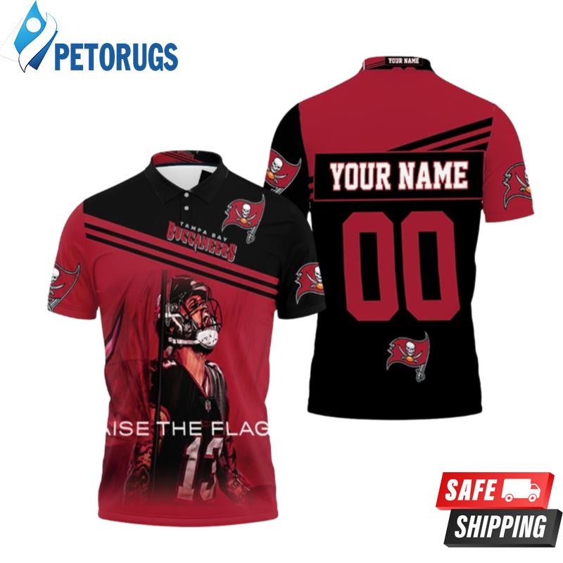Tampa Bay Buccaneers Mike Evans Raise The Flag For Fans Personalized Polo Shirts
