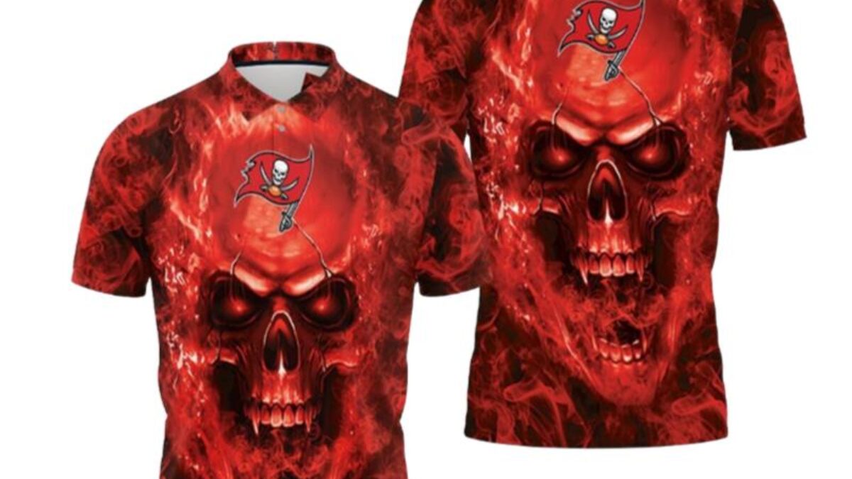 Tampa Bay Buccaneers Baseball Jersey 3D Shirts Print Skull Custom