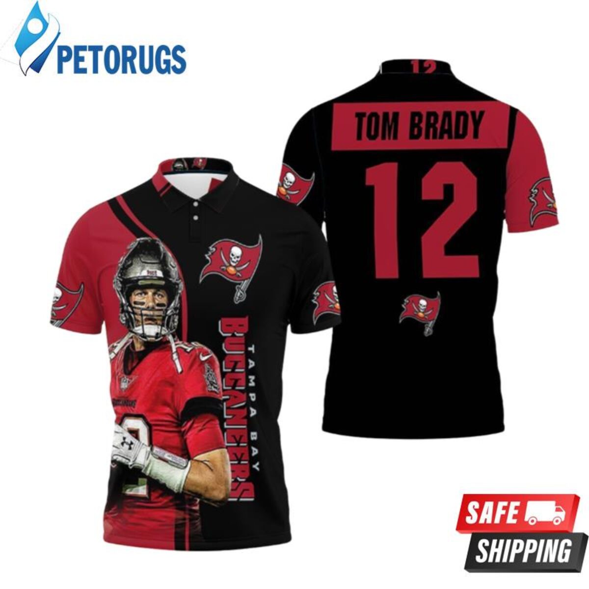 Tampa Bay Buccaneers 12 Tom Brady 3D Hoodie All Over Printed - T-shirts Low  Price