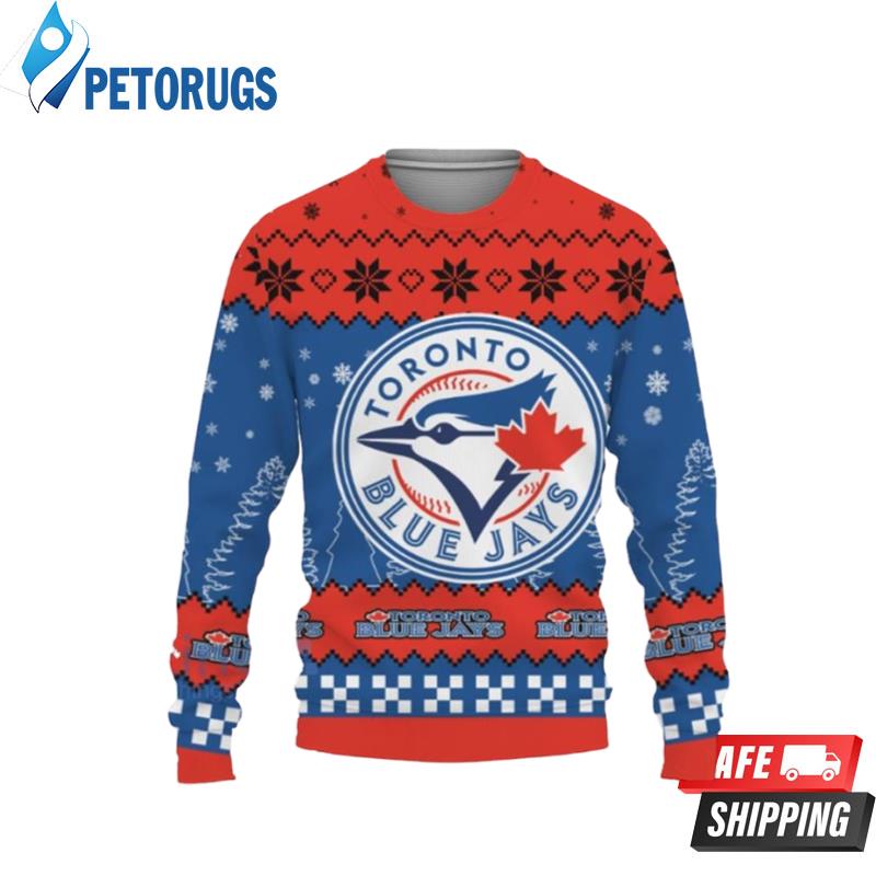 Team Logo Toronto Blue Jays Ugly Christmas Sweater