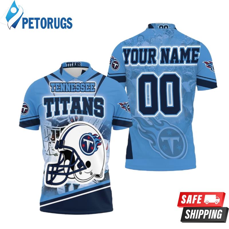 Tennessee Titans Helmet Afc South Champions Super Bowl 2021 Personalized Polo Shirts