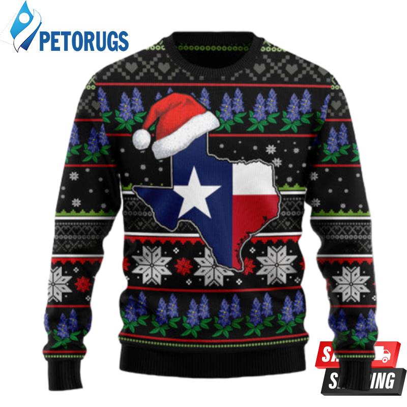 Texas Bluebonnet Ugly Christmas Sweaters