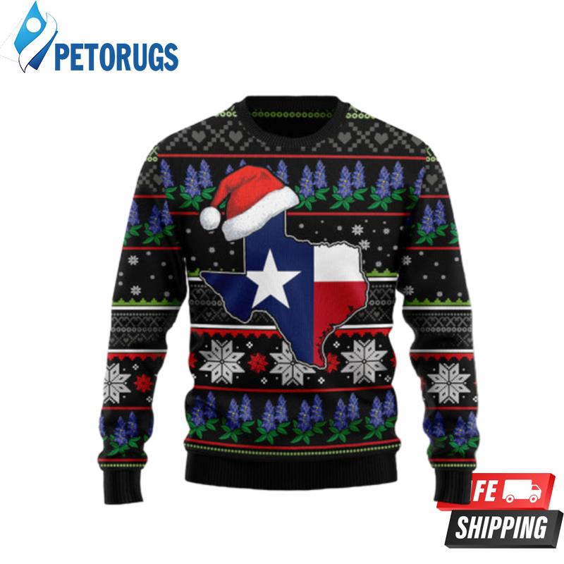 Texas Bluebonnet Ugly Christmas Sweaters