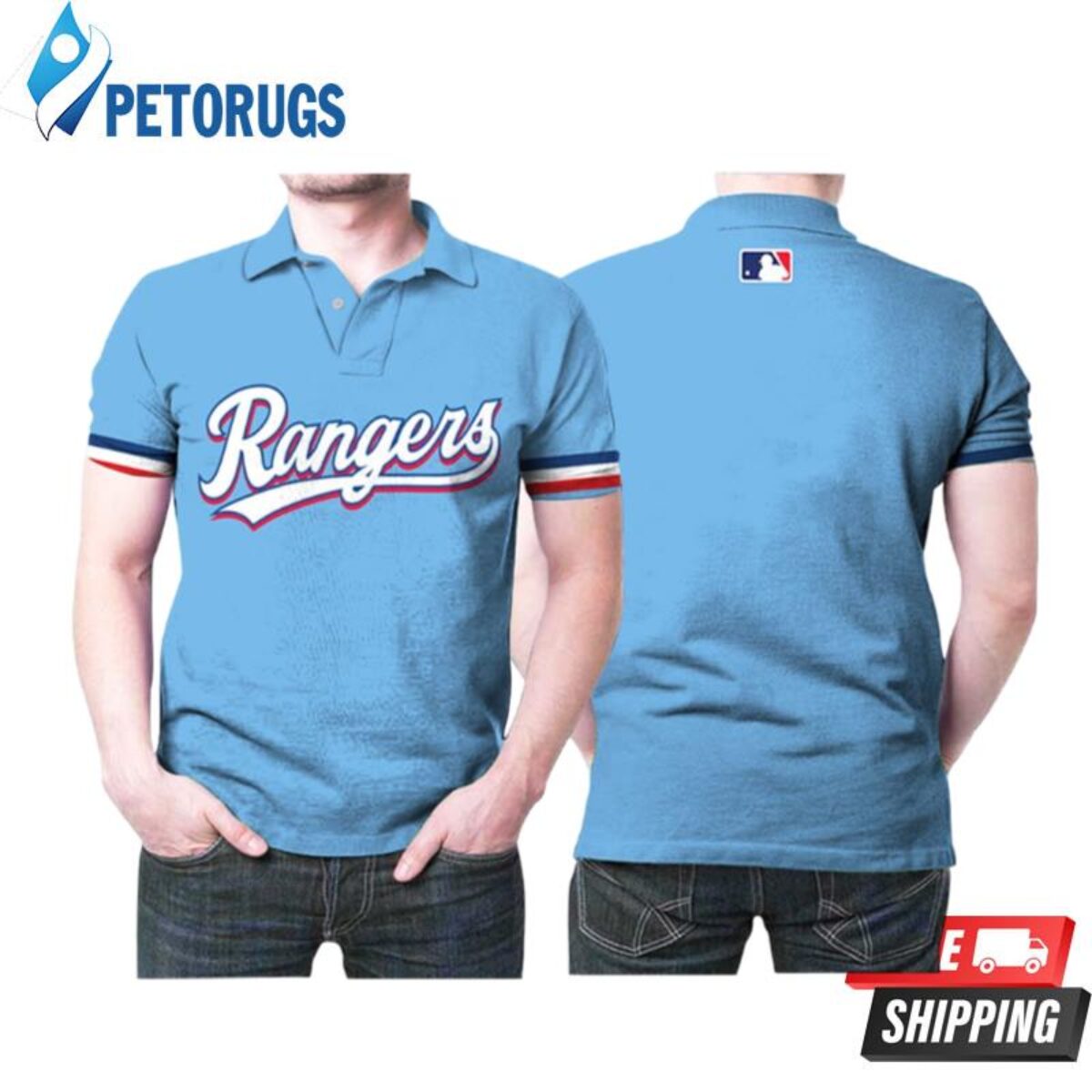 Texas Rangers Polo Shirt - Peto Rugs