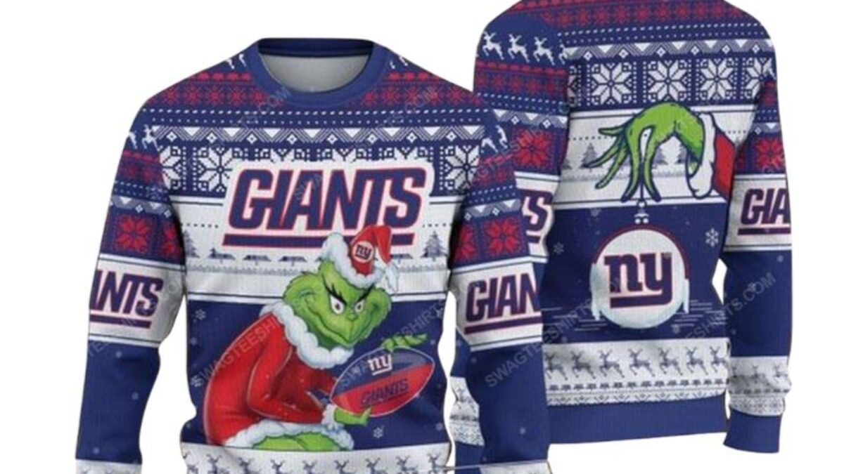 New York Giants Ugly Christmas Sweater All Over Print Sweatshirt