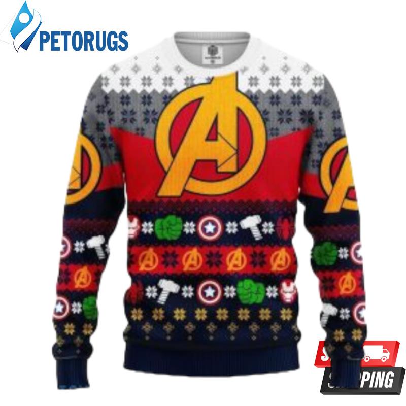 The Avenger Knitted Christmas Superhero Xmas Ugly Christmas Sweaters